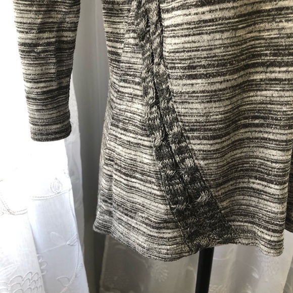 🎄 Denver Hayes black stripe  3/4 sleeve top L - Picture 6 of 7